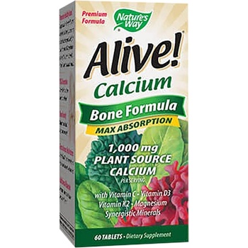 Image 1 of Nature's Way Alive! Calcium Bone Formula [60 Таблетки]