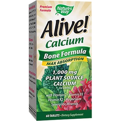 Nature's Way Alive! Calcium Bone Formula [60 Таблетки]