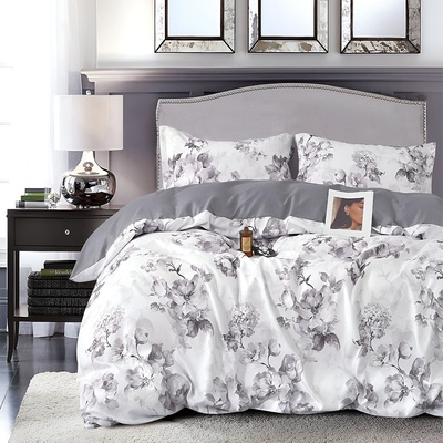 EmonaMall Двулицево спално бельо (размер за приста) EmonaMall, 4 части - Модел S17429 (S17429-66666m)