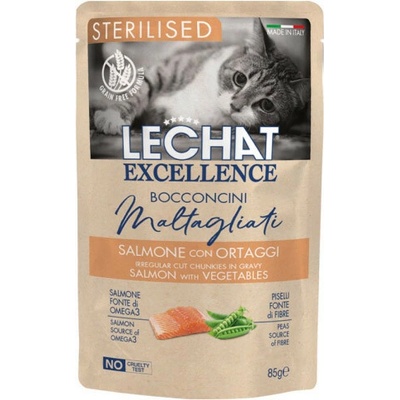 Monge LeChat Excellence Sterilized Cat losos se zeleninou 85 g