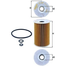 Olejový filter MAHLE OX 388D