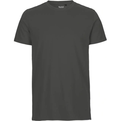 Neutral НЕУТРАЛЕН o 61001 / Мъжка тениска от органичен памук - тъмносив xl (77610166004)