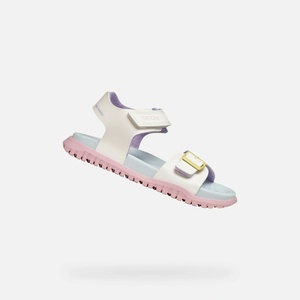 Geox Бели момичешки сандали Geox Sandal Fusbetto Geox | Byal | Момичешки | 24