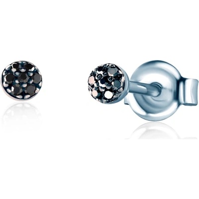 SAVICKI Обеци savicki: бяло злато. черни диаманти