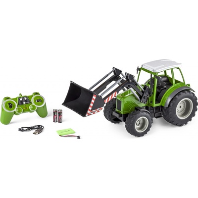 RC traktor s čelním nakladačem 2,4 GHz RTR 1:16