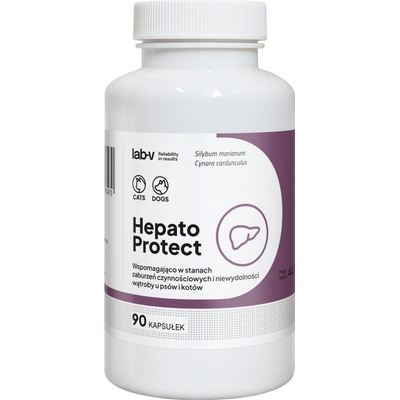 LAB-V Hepato Protect – Podpora funkcie pečene pre psov a mačky 90 kapsúl
