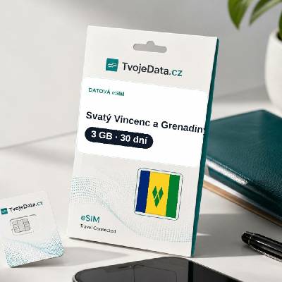 eSIM Svatý Vincenc a Grenadiny 3 GB / 29 dní - Svatý Vincenc a Grenadiny P0529EJIK