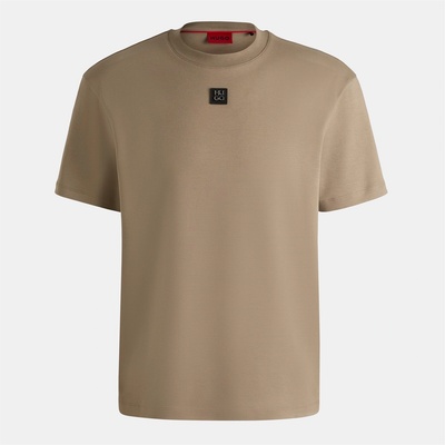 HUGO Тениска HUGO Men's Regular Fit Dalile T-Shirt - Med Brown 219