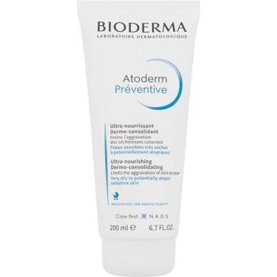 BIODERMA Atoderm Prévintive подхранващ и защитен крем за суха, чувствителна и атопична кожа 200 ml унисекс