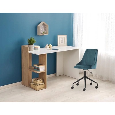 Halmar Бюро FINO - златен дъб (FINO/white/Halmar/desk)