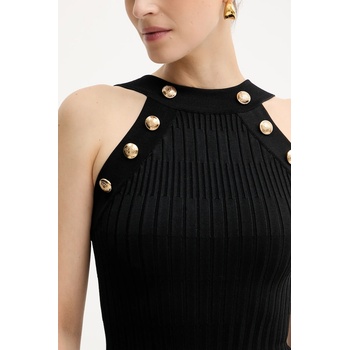 GUESS Рокля Marciano Guess JANET в черно къса с кройка по тялото 5YGK61 5881Z (5YGK61.5881Z)