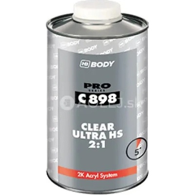 HB BODY C898 Clear ultra HS 2:1 akrylátový lak transparentný 1l