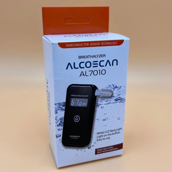 Alcoholtester AlcoScan AL7010 - комплект с 5 мундщука, батерии, калъф и калибровка (A002)