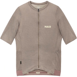 Pedaled Мъжка фланелка с къс ръкав за колоездене Pedaled Odyssey Delta Jersey Cycling jersey - Grey (056-4243-0113)