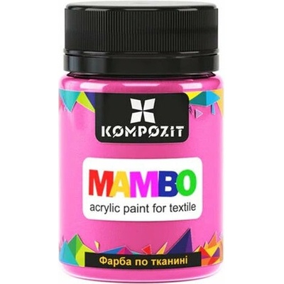 Mambo metalická farba na textil a kožu 50 ml 56 broskyňovoružová