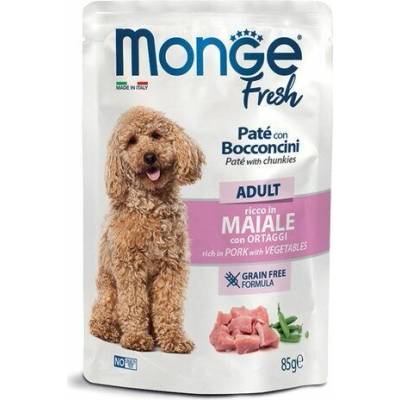 Monge Fresh Adult paštika s vepřovým masem a se zeleninou 85 g