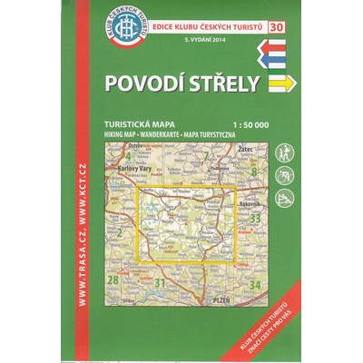 mapa Povodí Střely 1:50 t. 5.vydání 2014