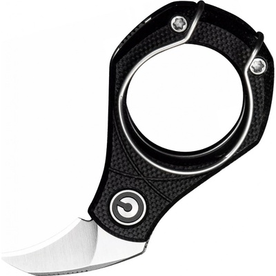 CIVIVI Pyrus Satin 14C28N Černý G10 Slipjoint Ostap Hel design C23038-2