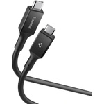 Spigen Кабел за данни Spigen Essential (EB24012CC) - Type-C към Type-C, 240W, 8K, 1.2м - Черен