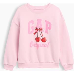 GAP Бебешки суитшърт с логото на GAP GAP | Rozov | Момичешки | 4 години