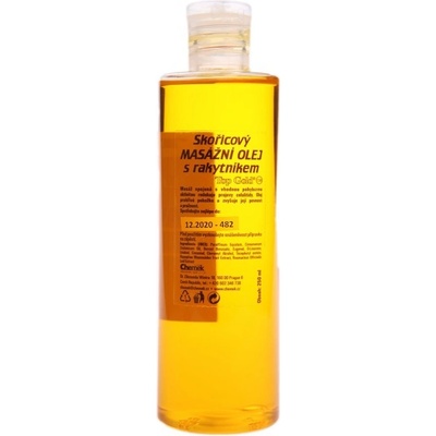 Top Gold olej masažní skořicový s rakytníkem 250 ml