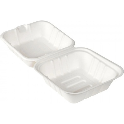 DUNI krabica na hamburger BIO bagassa 162 × 152x80 mm bal.