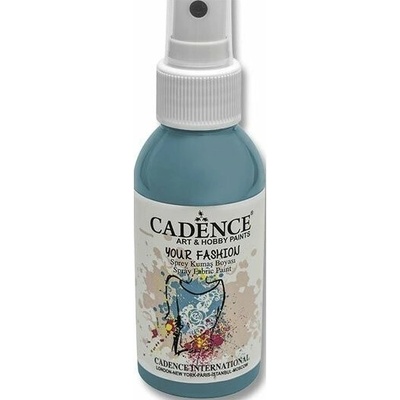 Barvy na textil Cadence Your Fashion Shine tyrkysová