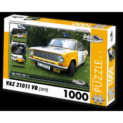 Retro-auta č. 2 Vaz 21011 VB 1979 1000 dielov