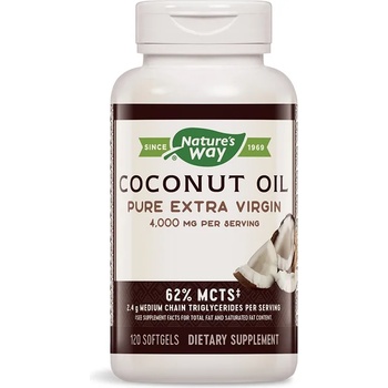 Nature's Way Coconut Oil, 1000 mg, 120 капсули, Nature's Way