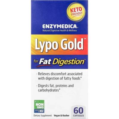 Enzymedica Lypo Gold, 60 капсули, Enzymedica (73726)