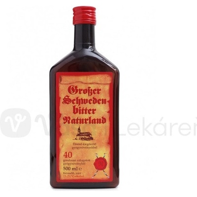 Naturland Veľké Švédske kvapky 1% 500 ml