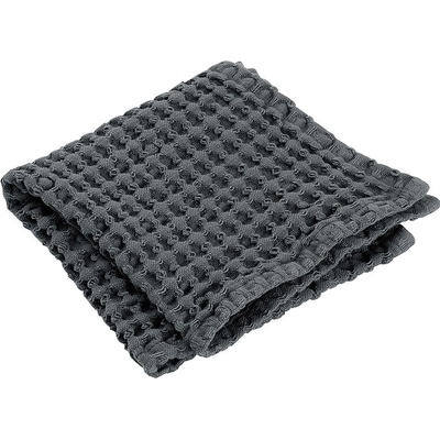 Blomus Caro vaflový ručník pro hosty antracit 30 x 30 cm Set 2 ks