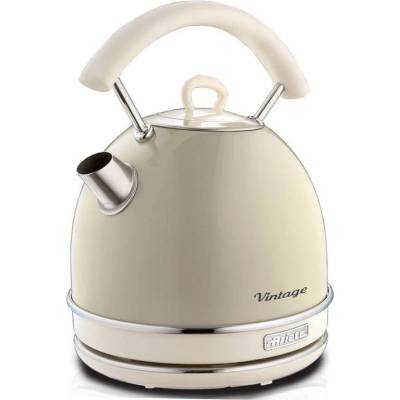 Ariete Електрическа кана/чайник Ariete Vintage, 2000W, 1.7 л. , Безжична употреба с 360° основа, Подвижен филтър - БЕЖОВ (AR-00C287703AR0)