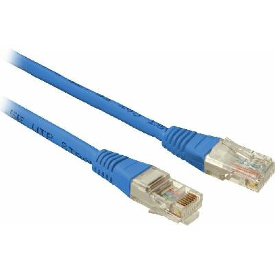 Solarix 28330059 Patch, CAT5E, UTP, PVC, 0,5m, modrý