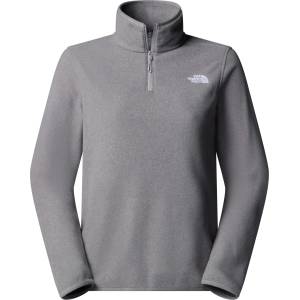 The North Face Дамски поларен пуловер The North Face Women's Glacier Fleece 1/4 Zip Jacket Fleece jumper - Mid Grey Heather - размер XL (105-6474-0815)