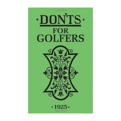 Don'ts for Golfers - Sandy Green - Hardback