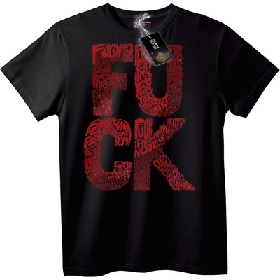 NOONEBRAND Тениска FUCK калиграфия - 2XL, White