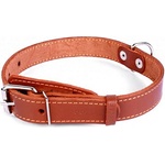 COLLAR кожен нашийник за куче кафяв 38 - 50 см, 25 мм