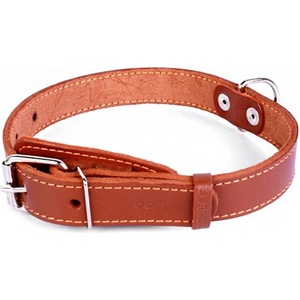 COLLAR кожен нашийник за куче кафяв 38 - 50 см, 25 мм