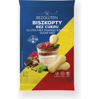 Bezgluten Piškoty jazýčky bez lepku a cukru 85 g – Sleviste.cz