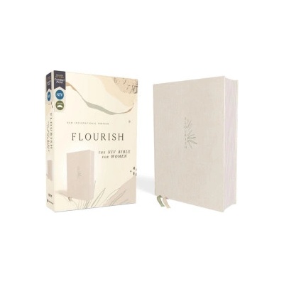 Flourish: The NIV Bible for Women, Cloth Over Board, Cream, Comfort Print