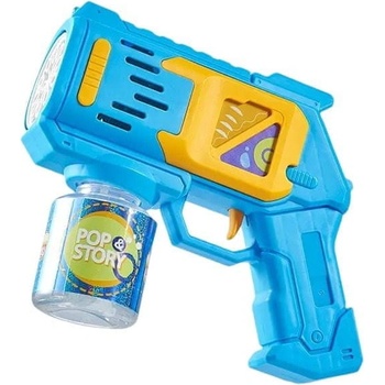 bHome Automatická pištoľ na bubliny modrá s náplňou