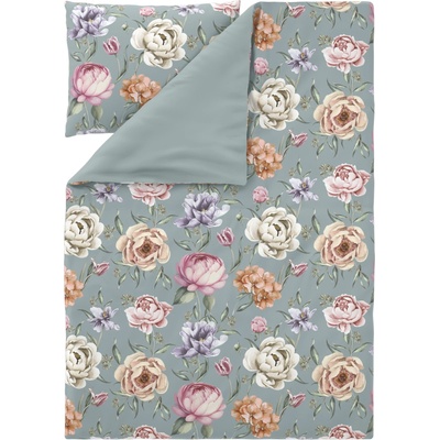 Livarno povlečení z mikrovláknitého saténu květiny 140x200 70x90 – Hledejceny.cz