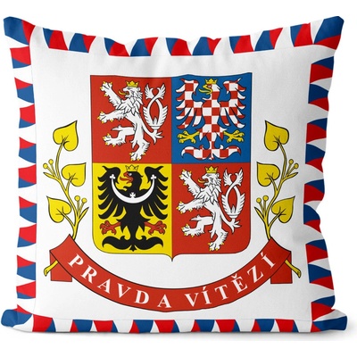 IMPAR Polštář Pravda vítězí (Velikost: 55 x 55 cm)
