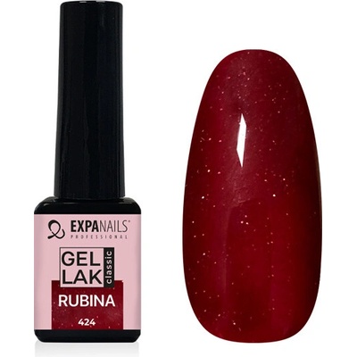 Expa-nails expanails uv/led gel lak - rubina třpyt 5 ml