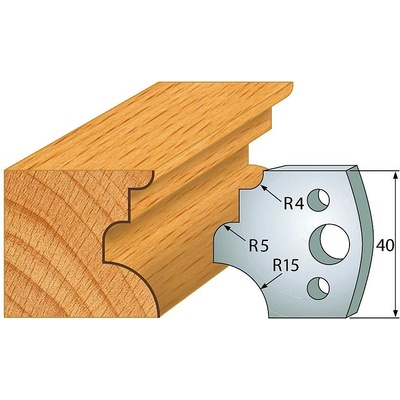 IGM profil 129 - pár nožů 40x4mm SP
