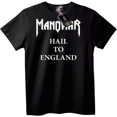 NOONEBRAND Тениска Manowar Да живее Англия - 7XL, Black