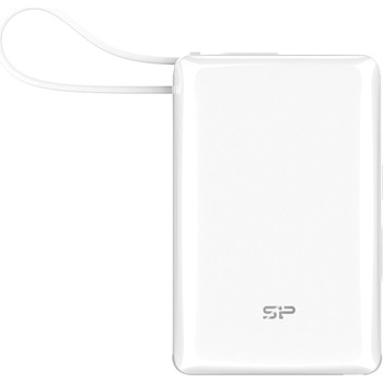 Silicon Power Bъншна батерия /power bank/ Silicon Power CP10, 10 000mAh, бяла, 1x USB-A(м), 1x USB-C(м), 1x USB-C(ж) (SP10KMAPBKCP101W)