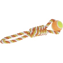Kerbl bavlněné přetahovadlo míček na laně 37 cm