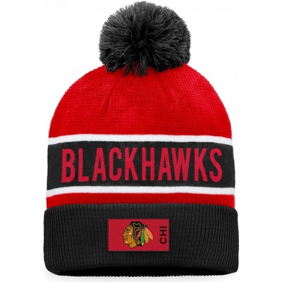 Kulich CHI Authentic Pro Game and Train Cuffed Pom Knit Chicago Blackhawks
